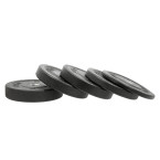 Black Bumper Olympic Plate 5 - 25 KG HMS