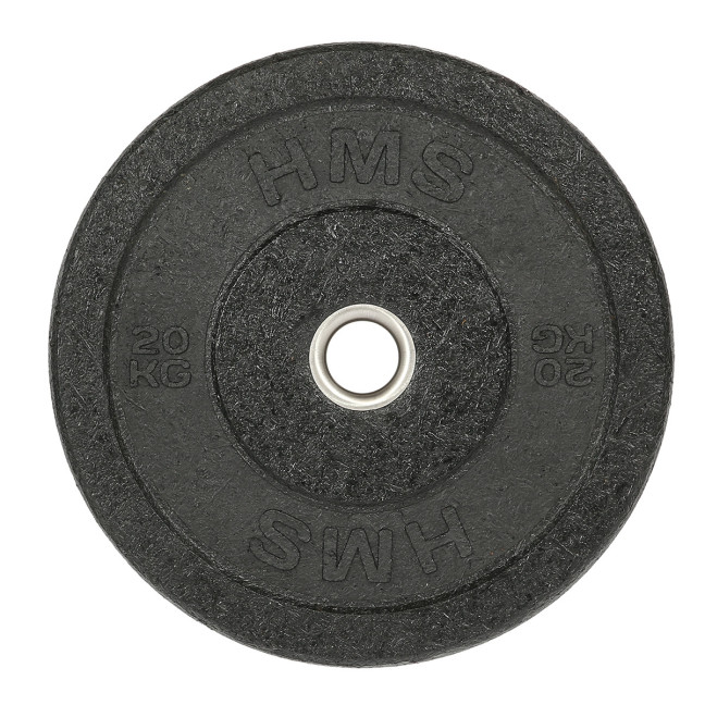 Black Bumper Olympic Plate 5 - 25 KG HMS