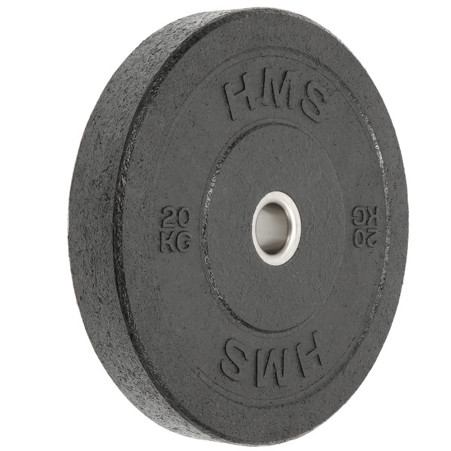 Black Bumper Olympic Plate 5 - 25 KG HMS