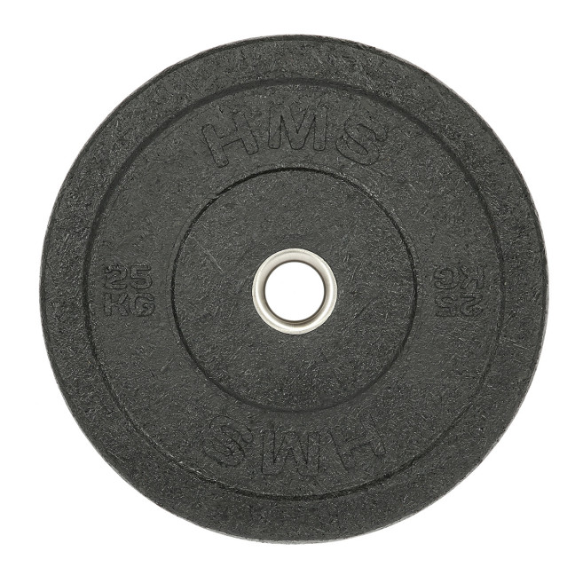 Black Bumper Olympic Plate 5 - 25 KG HMS