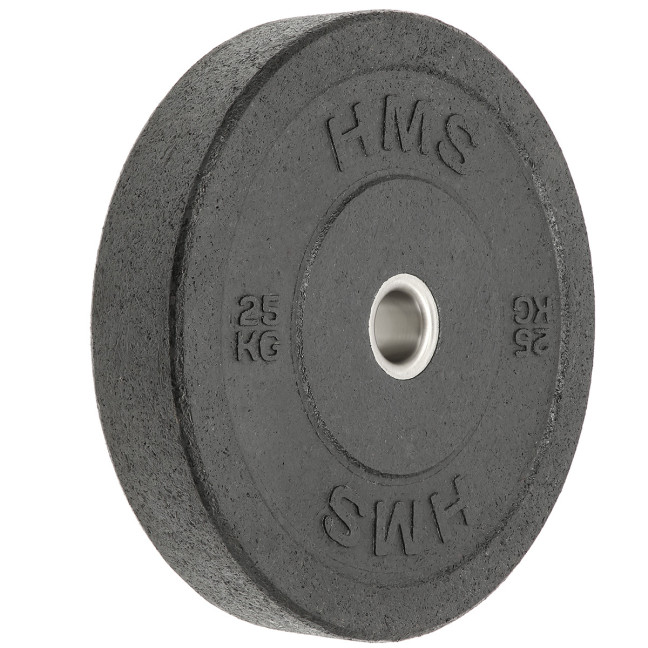 Black Bumper Olympic Plate 5 - 25 KG HMS