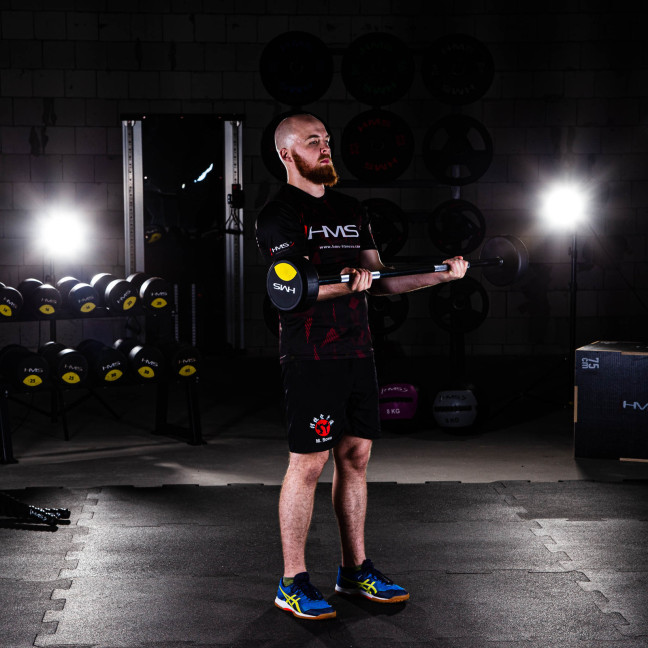 Sztanga/Gryf Gumowany 10 - 50 KG HMS