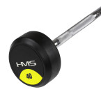 Barbell/Fixed Bent Bar Rubberized 10 - 50 KG HMS