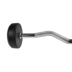 Barbell/Fixed Bent Bar Rubberized 10 - 50 KG HMS