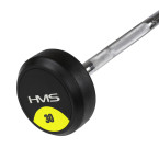 Barbell/Fixed Bent Bar Rubberized 10 - 50 KG HMS