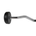 Barbell/Fixed Bent Bar Rubberized 10 - 50 KG HMS