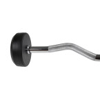 Barbell/Fixed Bent Bar Rubberized 10 - 50 KG HMS