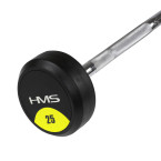 Barbell/Fixed Bent Bar Rubberized 10 - 50 KG HMS