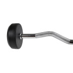 Barbell/Fixed Bent Bar Rubberized 10 - 50 KG HMS