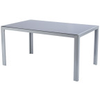 WENECJA Aluminum Garden Table 150 x 90 cm | Aluminum garden furniture, modern design, for patio and garden
