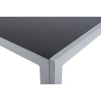 WENECJA Aluminum Garden Table 150 x 90 cm | Aluminum garden furniture, modern design, for patio and garden