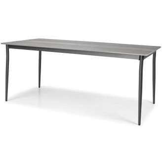 BOSANO 180 Aluminum Garden Table | Aluminum garden furniture, modern design, for patio and garden