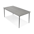 BOSANO 180 Aluminum Garden Table | Aluminum garden furniture, modern design, for patio and garden