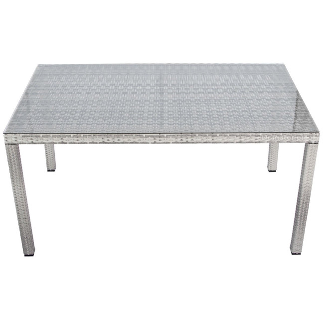 MALAGA 180 Rattan Garden Table | Rattan garden furniture, patio set, garden relaxation