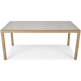 MALAGA 180 Rattan Garden Table | Rattan garden furniture, patio set, garden relaxation