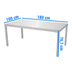 MALAGA 180 Rattan Garden Table | Rattan garden furniture, patio set, garden relaxation