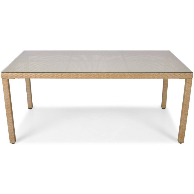 MALAGA 180 Rattan Garden Table | Rattan garden furniture, patio set, garden relaxation