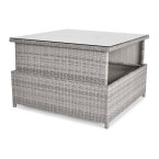 MALAGA Folding Rattan Garden Table | Rattan garden furniture, patio set, garden relaxation