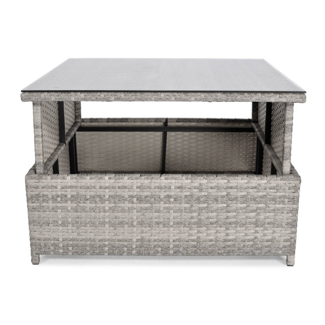 MALAGA Folding Rattan Garden Table | Rattan garden furniture, patio set, garden relaxation