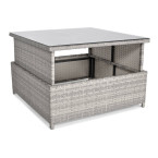 MALAGA Folding Rattan Garden Table | Rattan garden furniture, patio set, garden relaxation