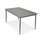 BOSANO 180 Aluminum Garden Table | Aluminum garden furniture, modern design, for patio and garden
