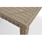 MALAGA 180 Rattan Garden Table | Rattan garden furniture, patio set, garden relaxation