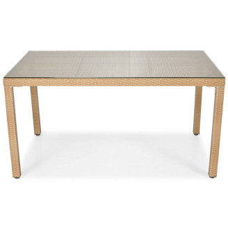 MALAGA 180 Rattan Garden Table | Rattan garden furniture, patio set, garden relaxation