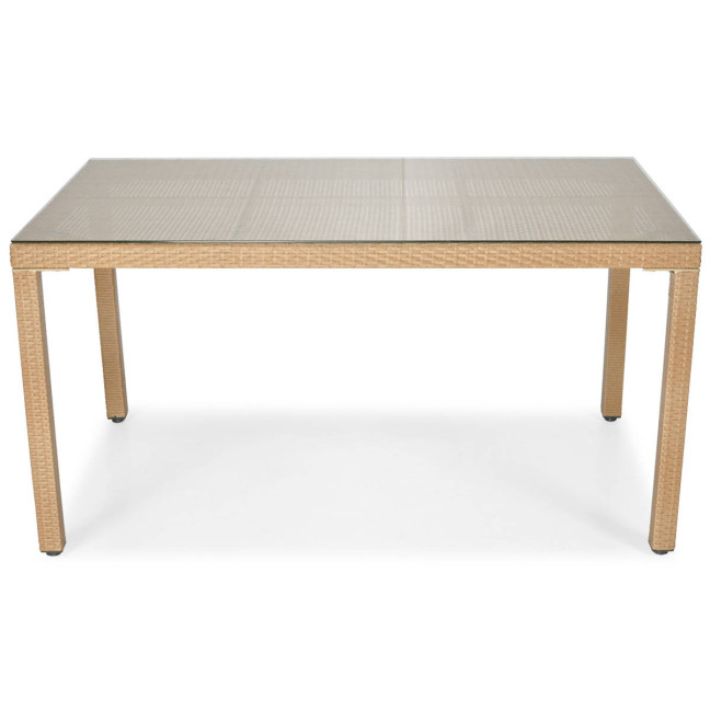 MALAGA 180 Rattan Garden Table | Rattan garden furniture, patio set, garden relaxation