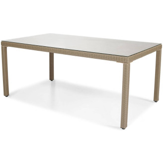 MALAGA 180 Rattan Garden Table | Rattan garden furniture, patio set, garden relaxation