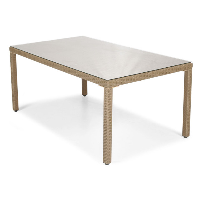 MALAGA 180 Rattan Garden Table | Rattan garden furniture, patio set, garden relaxation