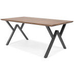 PORTLAND dining table 180 cm - dark brown