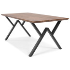PORTLAND dining table 180 cm - dark brown