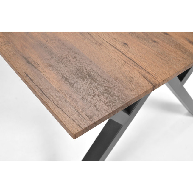 PORTLAND dining table 180 cm - dark brown