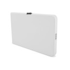 Folding catering table, length 240 cm - white