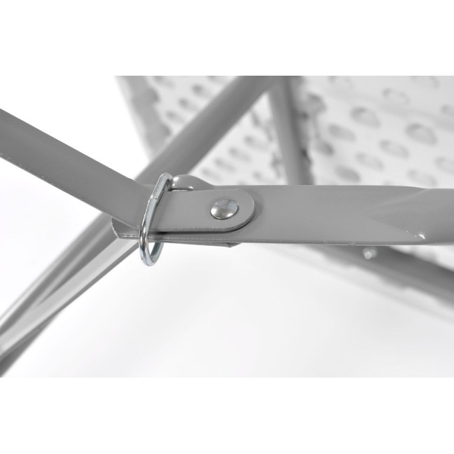 Folding catering table, length 240 cm - white