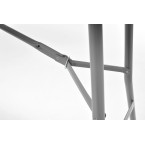 Folding catering table, length 240 cm - white