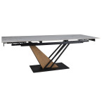 GENESIS TABLE WHITE/DAB 180(240)X90