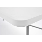 Folding catering table, length 240 cm - white