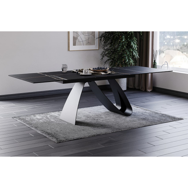 DUNA table Matt black