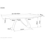 DUNA table Matt black