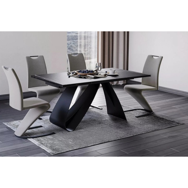 DUNA table Matt black
