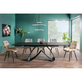 Samanta Ceramic Black Sahara table