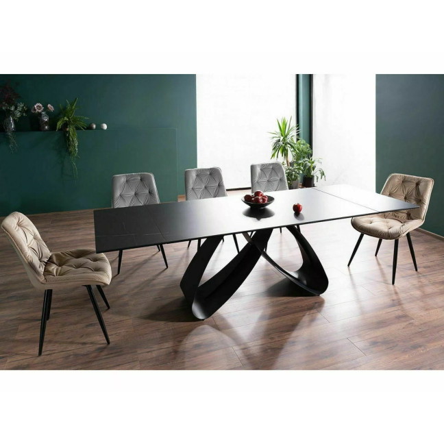 Samanta Ceramic Black Sahara table