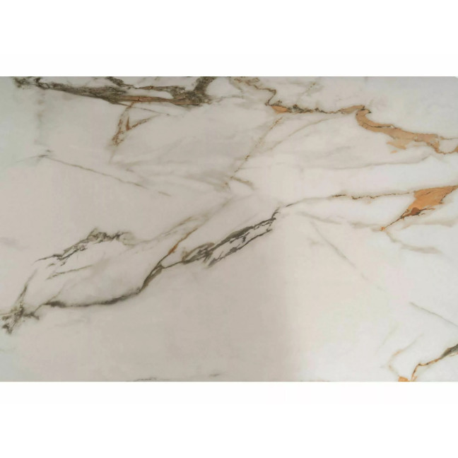 Infinity Ceramic White Amber table