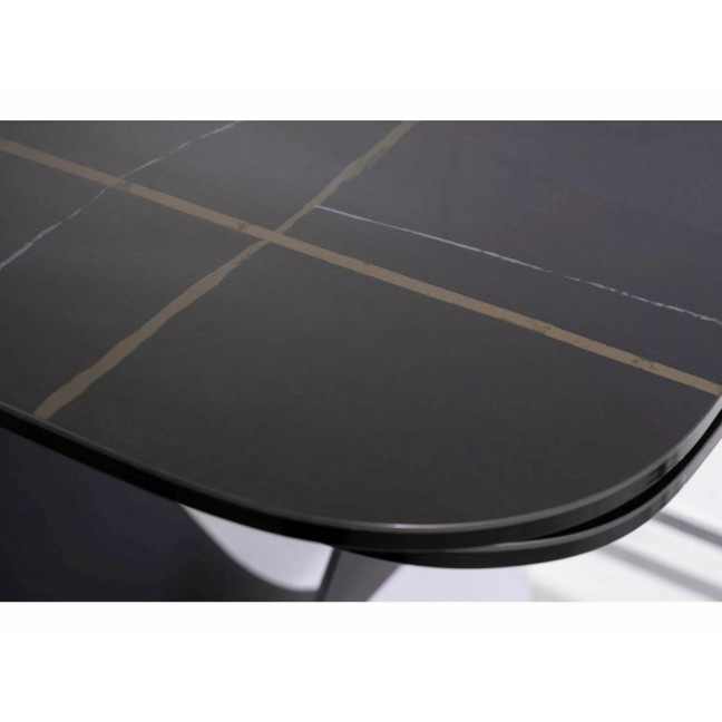 Infinity Ceramic Black Azario table
