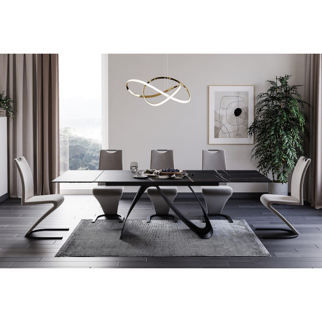 Diuna Ceramic table by Ossido Bruno