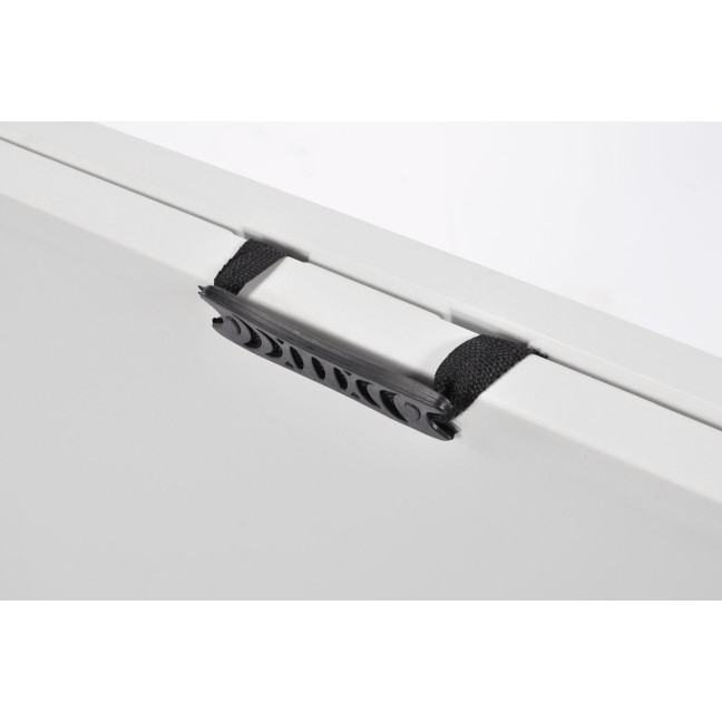 Folding catering table, length 240 cm - white