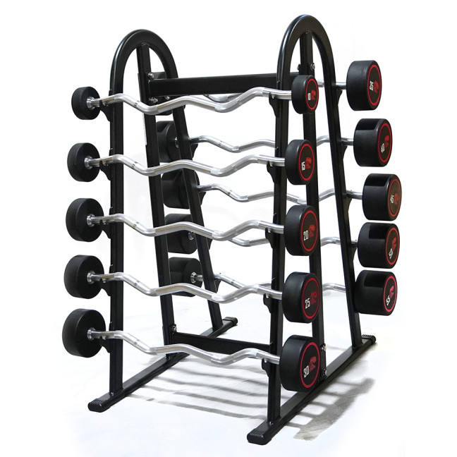 Barbell bar set with a load of 10-55 kg