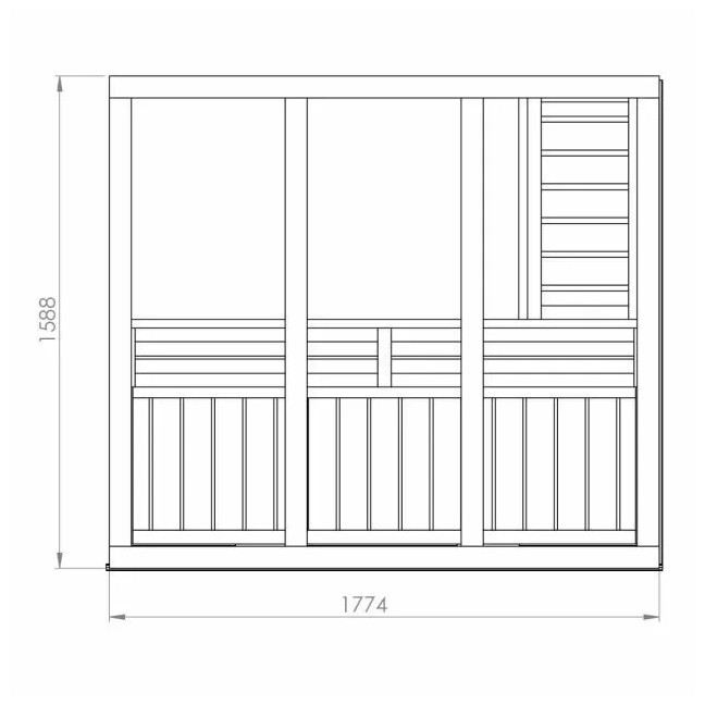 Outdoor Sauna/BRICO SAUNA