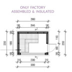 Outdoor sauna/MODULAR SAUNA KALLE “L”